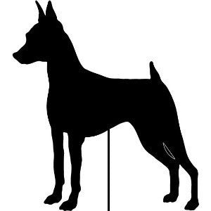 Miniature Pinscher Garden Stake or Wall Hanging (Style1)