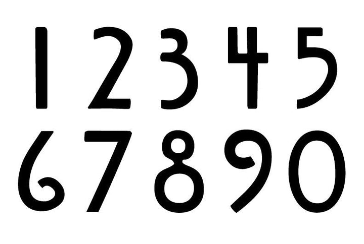Rustic Mission Style House Numbers or Letters (Set of 1)
