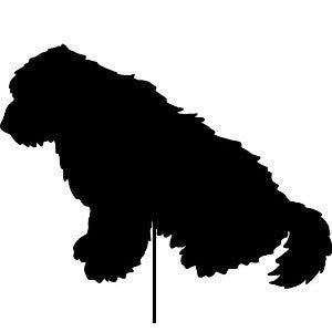 Old English Sheepdog Garden Stake or Wall Hanging (4)