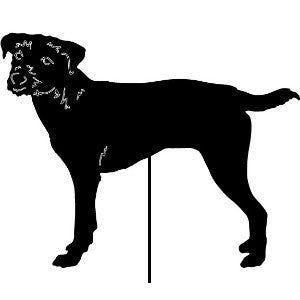 Parson Jack Russell Terrier Garden Stake or Wall Hanging (Style 1)