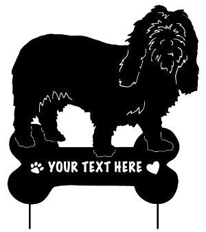 Petit Basset Griffon Vendeen Garden Stake or Wall Hanging