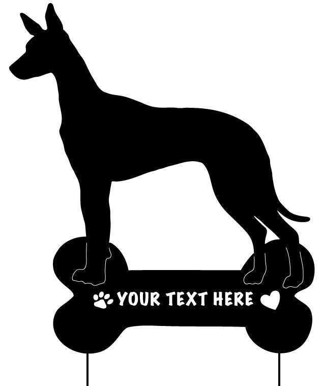 Pharaoh Hound Garden Stake or Wall Hanging