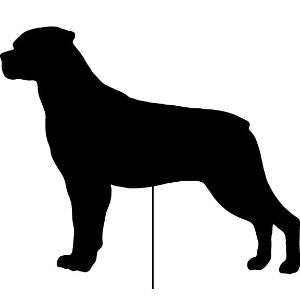 Rottweiler Memorial or Dog Wall Art