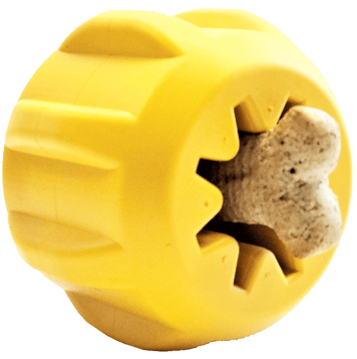 Gear eDispenser - Durable Rubber Yak Chew Holder &amp; Treat Pocket | USA Made