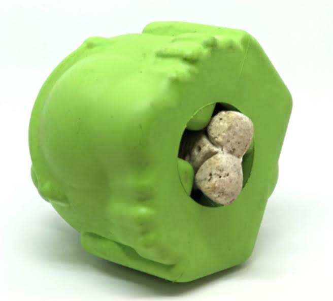 Bull Frog Dog Chew Toy &amp; Treat Dispenser - USA Made | SodaPup