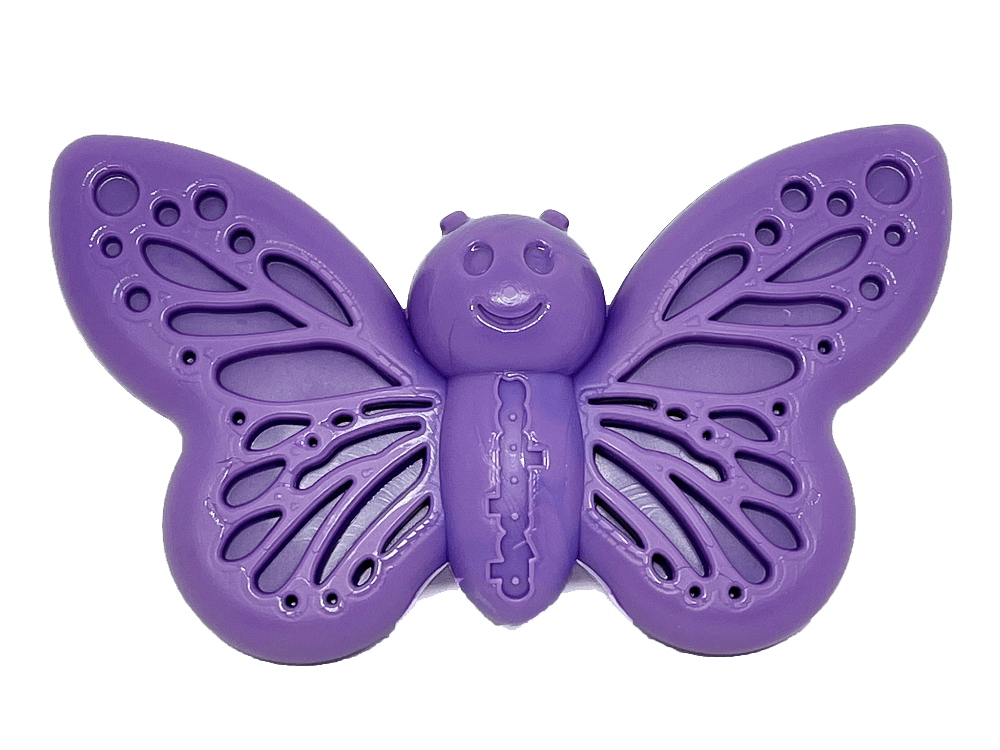 Butterfly Nylon Chew &amp; Enrichment Toy | 2-in-1 for Aggressive Chewers | SodaPup