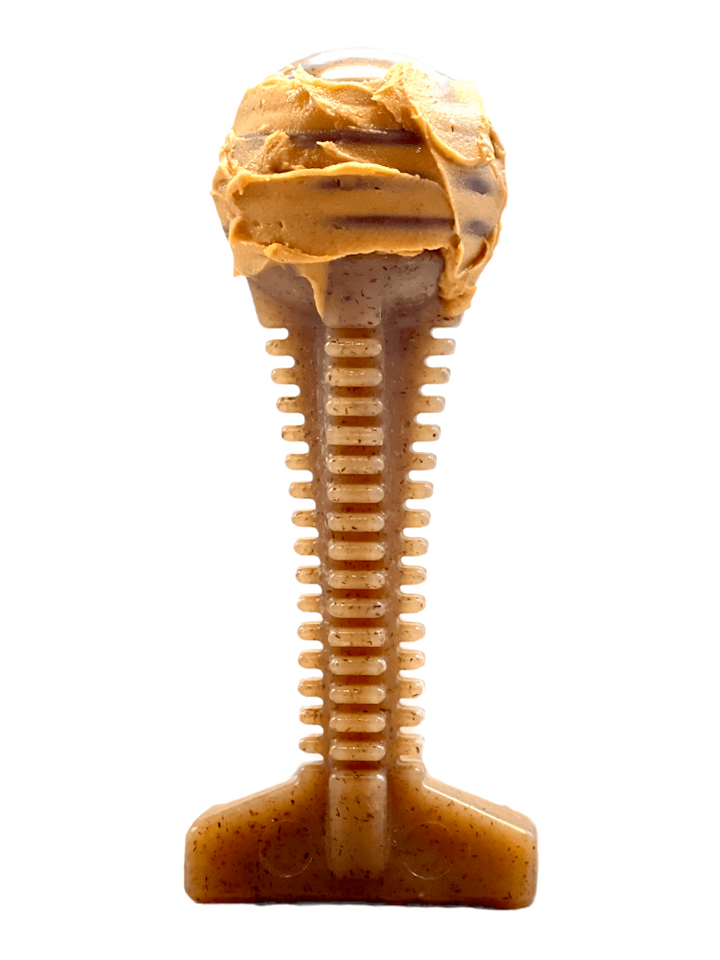 Honey Bone Dental Tower Nylon Chew Toy for Aggressive Chewers | USA Made