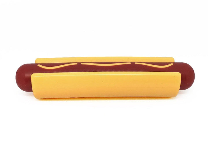 Hot Dog Nylon Dog Toy for Aggressive Chewers | USA Made | SodaPup