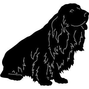 Sussex Spaniel Garden Stake or Wall Hanging