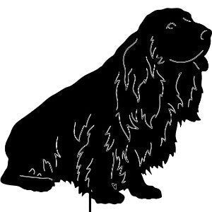 Sussex Spaniel Garden Stake or Wall Hanging