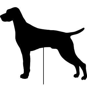 Vizsla Garden Stake or Wall Hanging