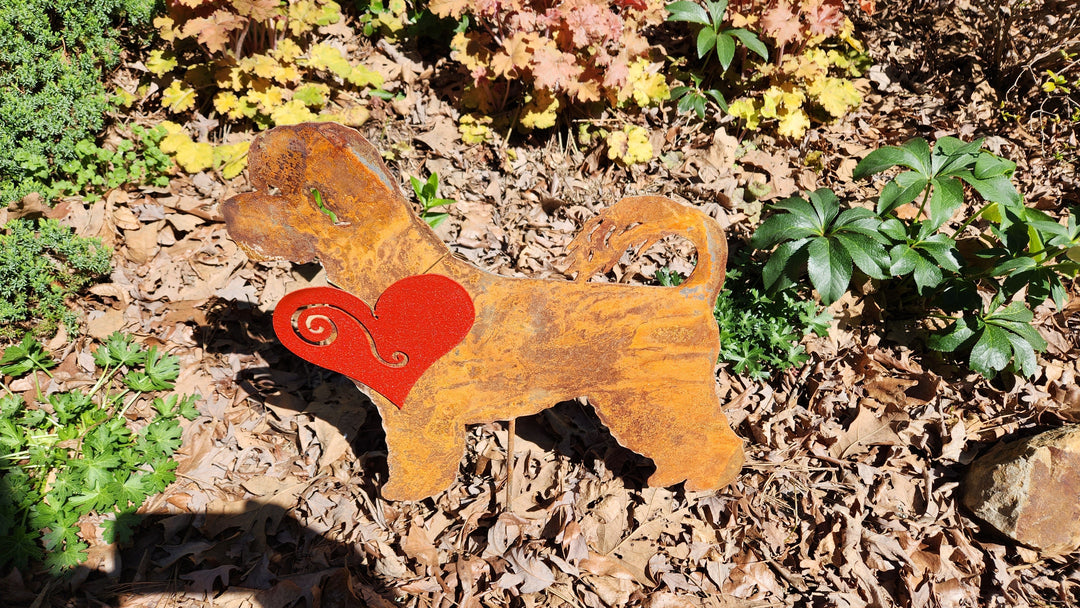 Portuguese Water Dog Garden Stake or Wall Hanging