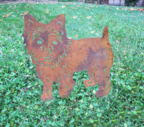 Yorkie Statue or Dog Wall Art